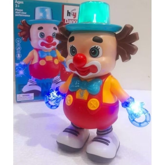 mainan robot joget badut dancing dance clown