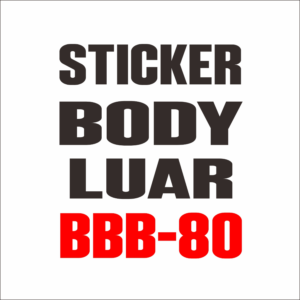 

STIKER LUAR RUANGAN
