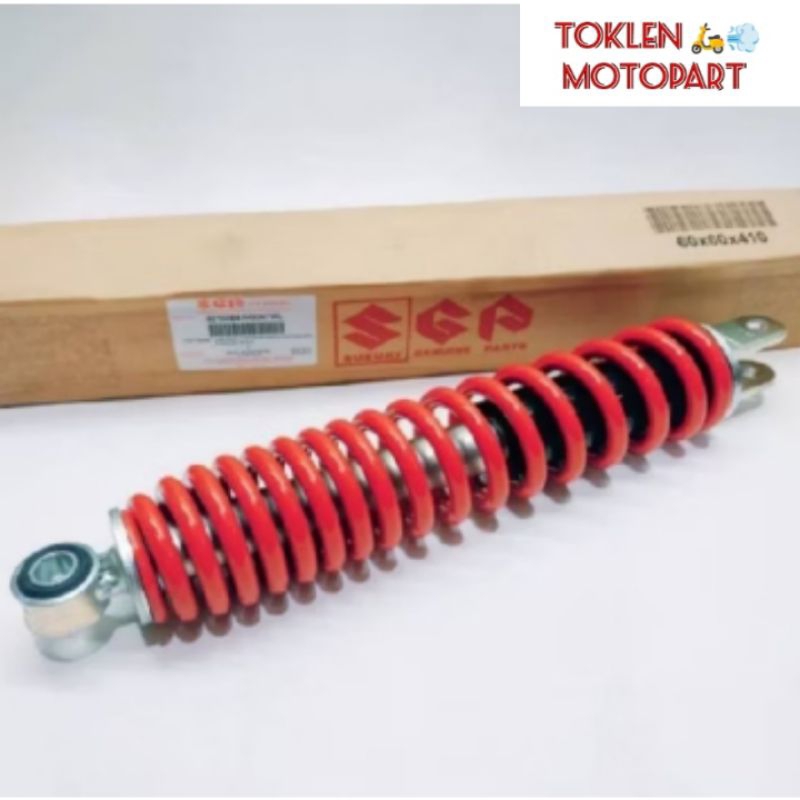 SHOCKBREAKER BELAKANG SKYDRIVE MERAH ORIGINAL SGP SUZUKI