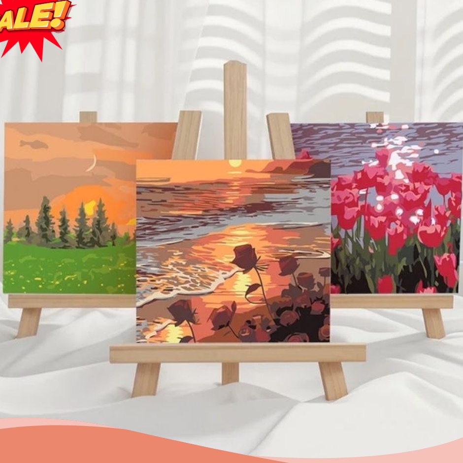 

DISKON HEBOH HINGGA 5 Paint By Numbers 2x2CM Lukisan Kanvas Best Seller