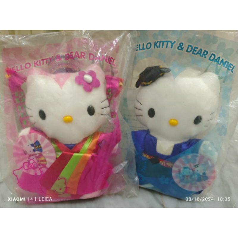 Boneka Hello kitty Happy Meal MCD Wedding Limited Edition Hello Kitty Doll