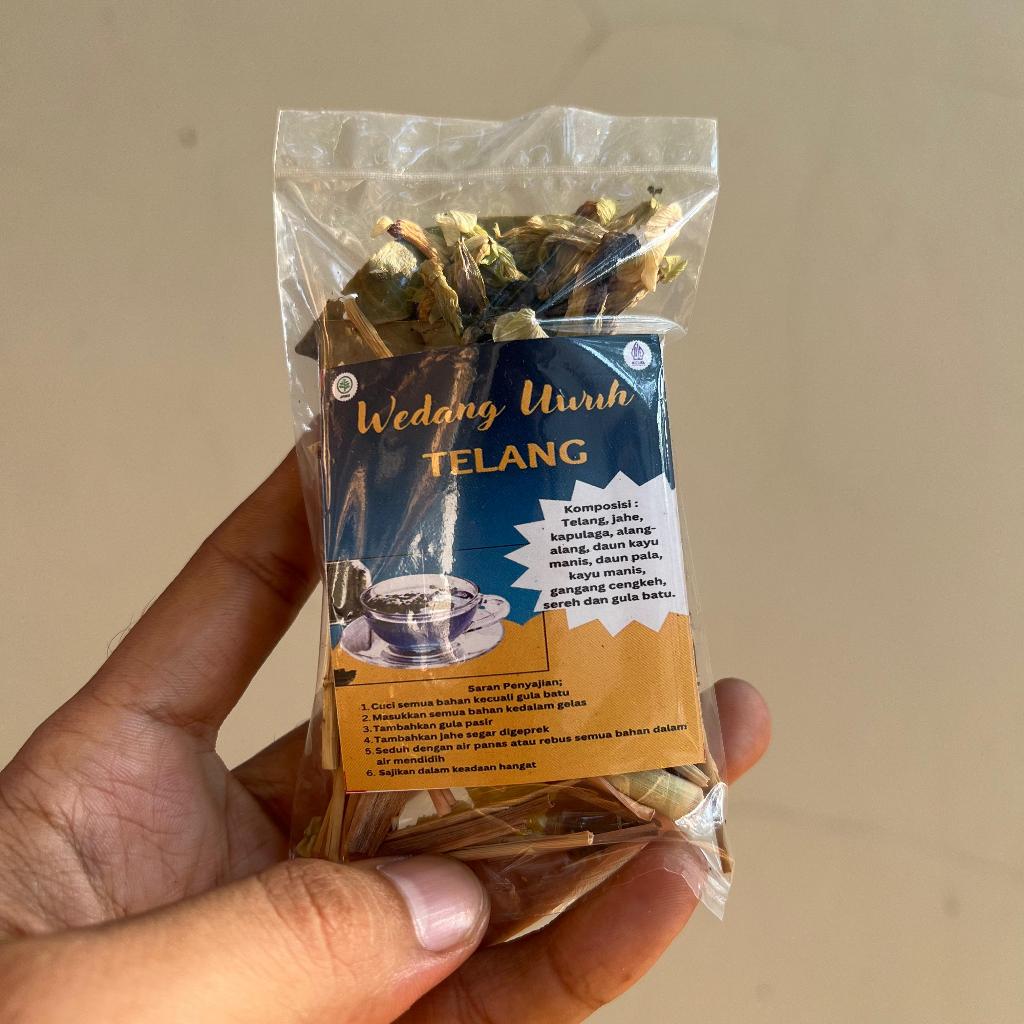 

Wedang Uwuh Telang Menyehatkan Lengkap Gula Batu Herbal Alami - Rempah Termurah