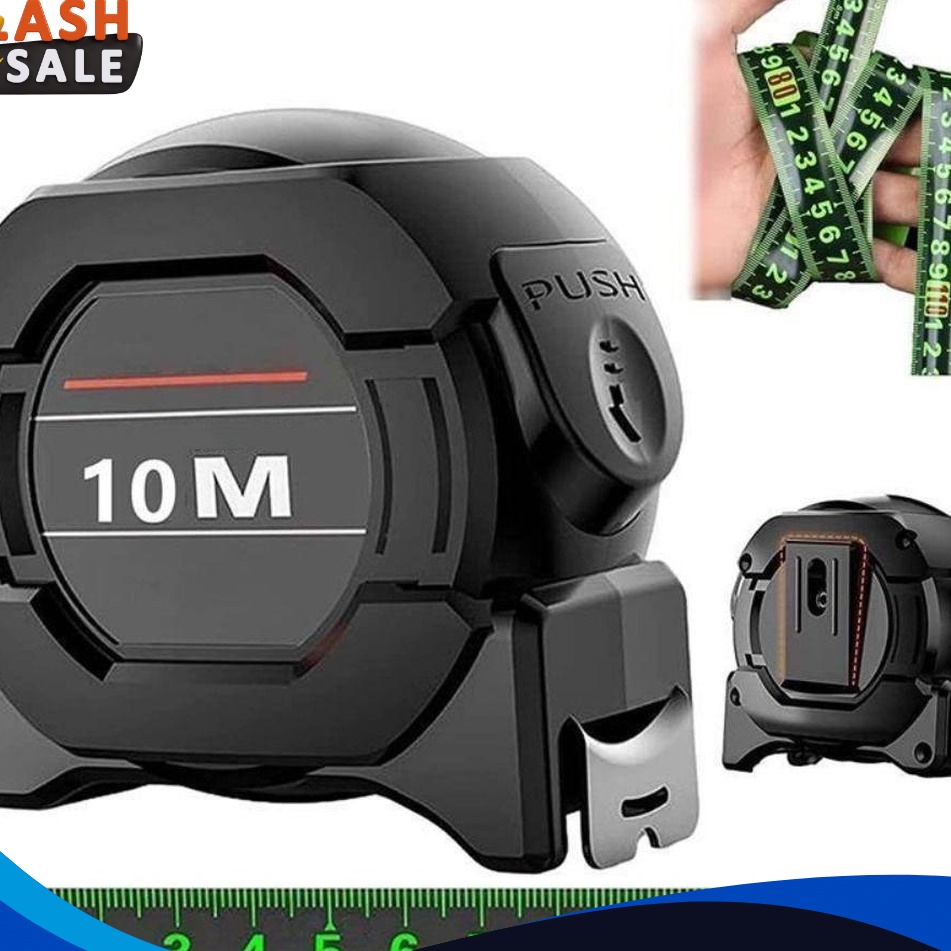 

HANYA DISINI BELANJA LEBIH MUDAH Penggaris neon berteknologi hitam dengan pita pengukur impor 5 meter melebar 75 meter 1 meter menebal penggaris meteran kotak tahan aus presisi tinggi