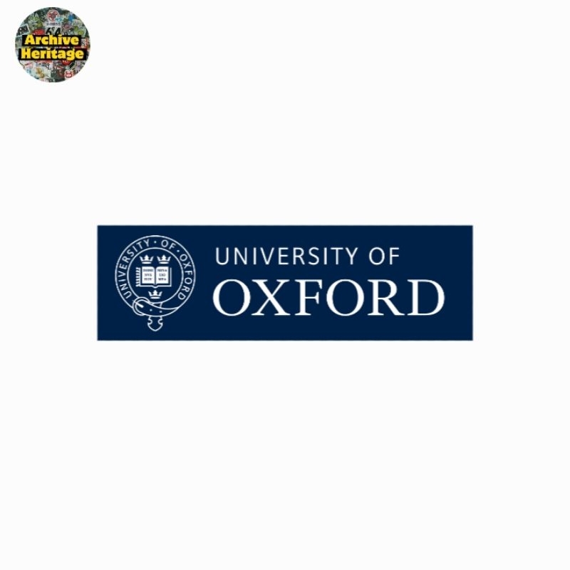 

sticker University of Oxford universitas logo stiker