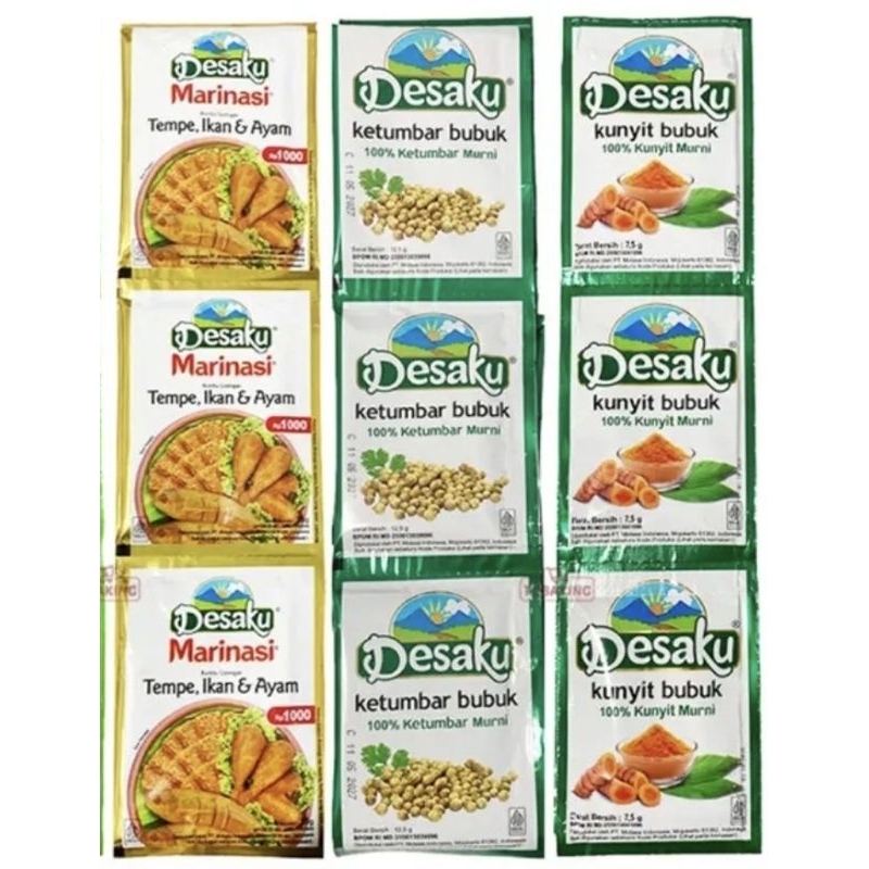 

Ketumbar bubuk Desaku Kunyit bubuk Desaku Marinasi