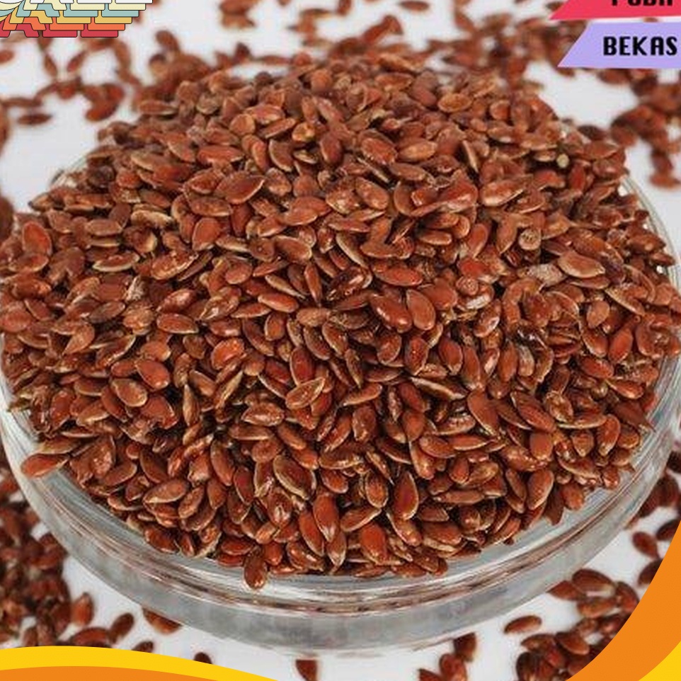 

KILAT SUPER FLAX SEEDS 1 KG Brown Flax Seed 1 Kg ORGANIC FLAX SEEDS BROWN 1 KG BIJI RAMI 1 KG GROSIR Flax seeds Coklat Biji Rami Premium