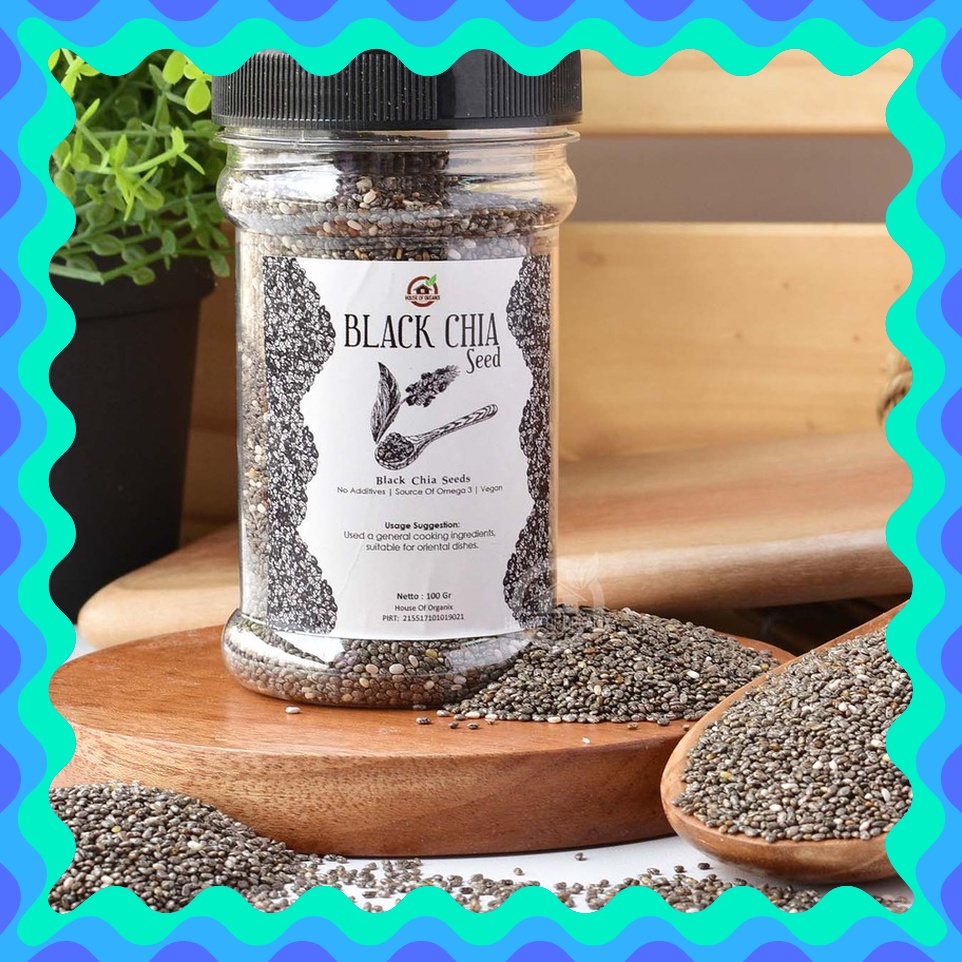 

ISTIMEWA Organic Black Chia Seeds Botol 1 Gr