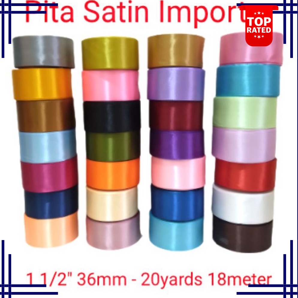 

CANGGIH Pita SATIN 1 inc 2yards 4cm