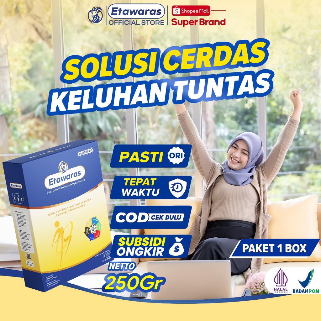 Etawaras Platinum Susu Untuk Osteoporosis dan Kesehatan Tulang Atasi Masalah Sendi Tulang dan Otot B