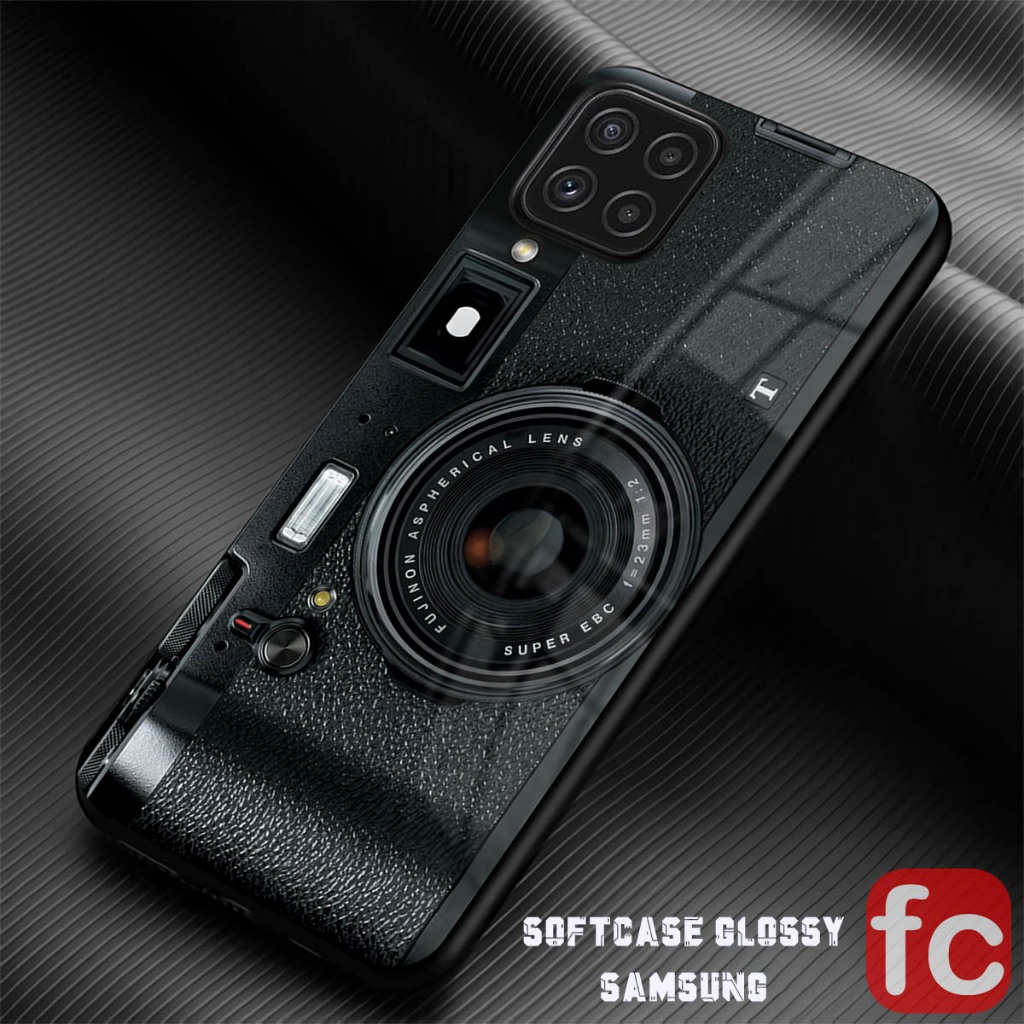 [FR89] Softcase Kaca Samsung M33 M53 A12 M12 A22 M22 M32 4G Case Silikon Mika Silicon Cover Kilau Ka