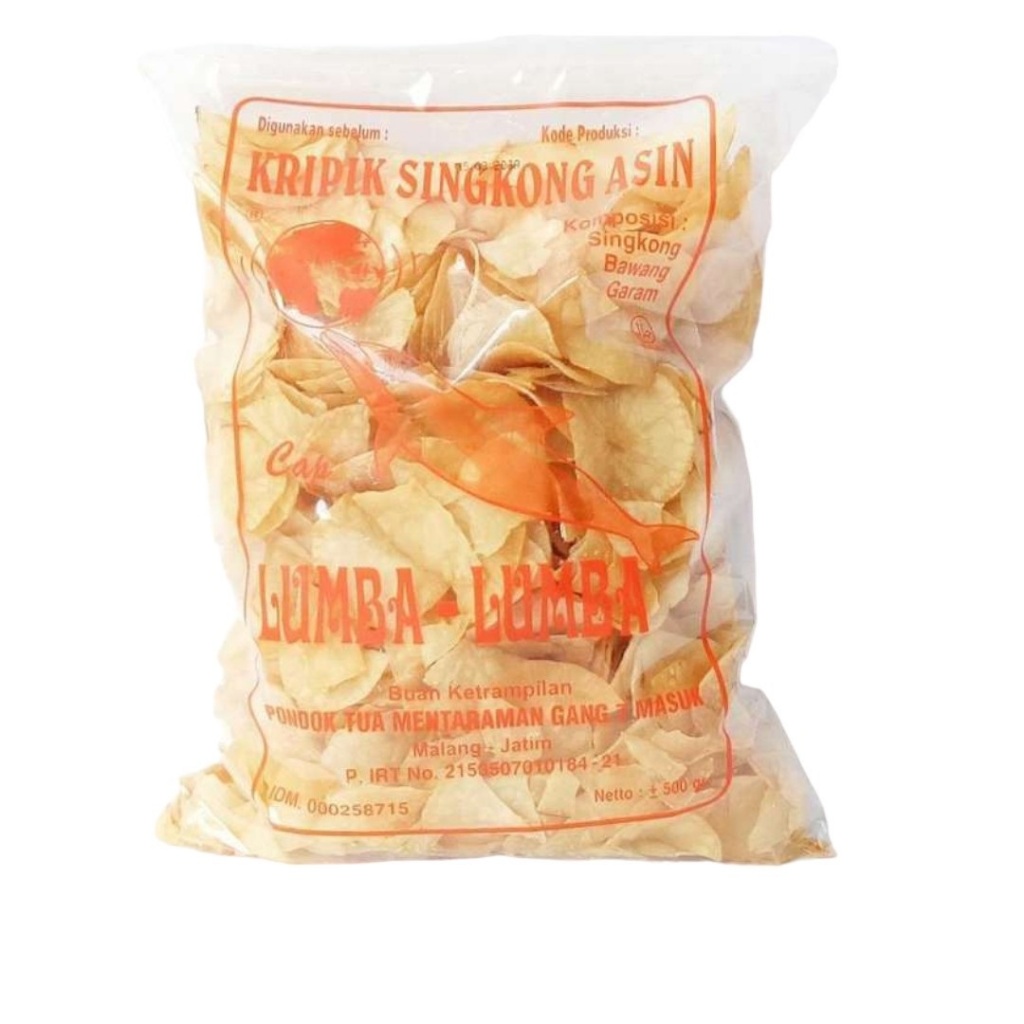 

Keripik kripik singkong cap Lumba Lumba Lumbalumba lumba2 rasa manis asin asli malang 500Gr 500 Gram