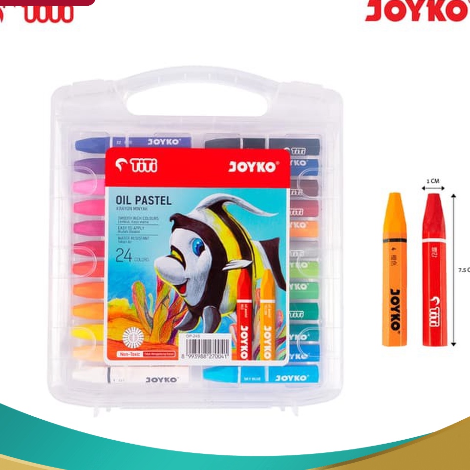 

REWARD PROGRAM Oil Pastel Krayon Minyak TiTi OP24S 24 Warna Colors