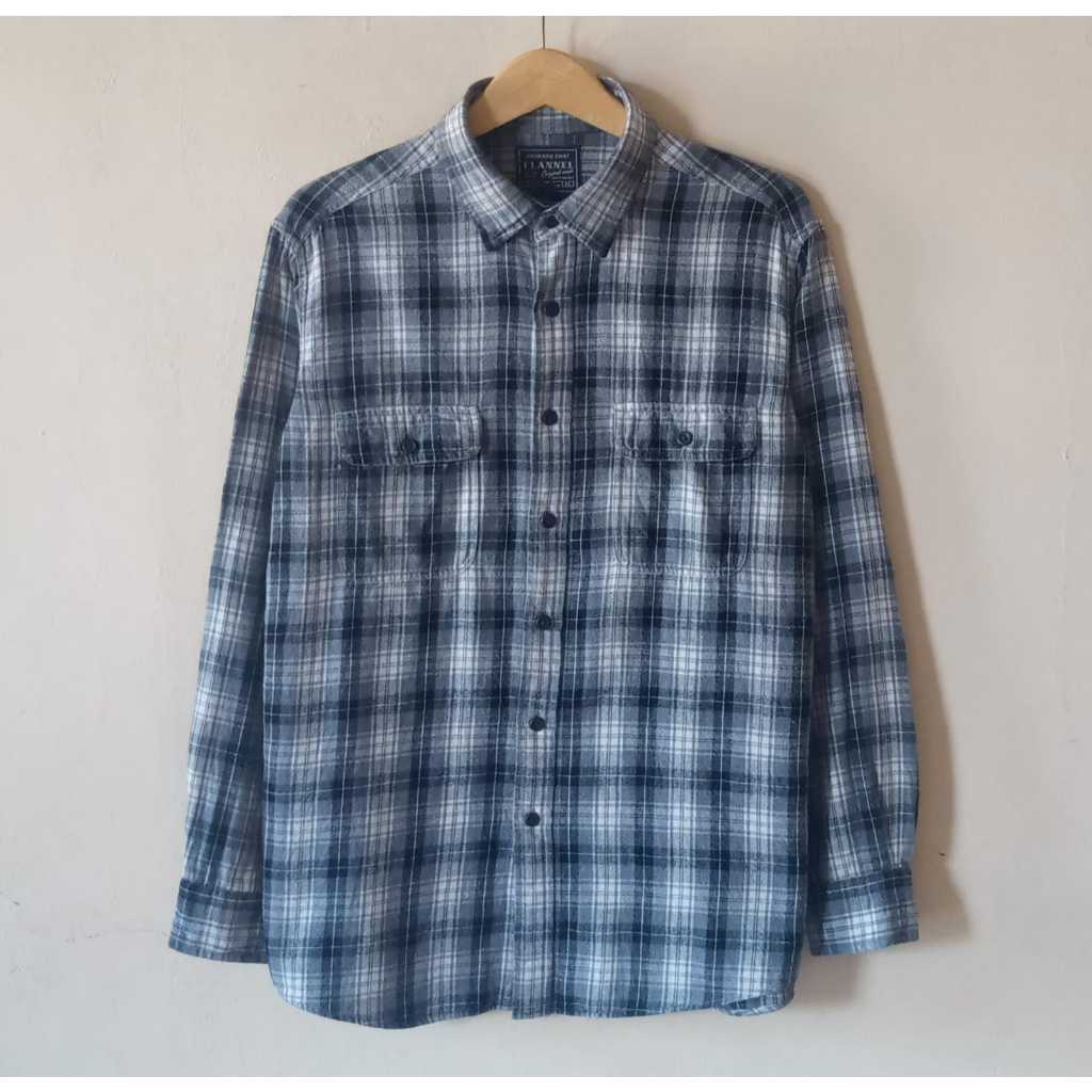kemeja flanel shirt uniqlo second kemeja uiqlo flanel uniqlo kemeja pria uniqlo veterano