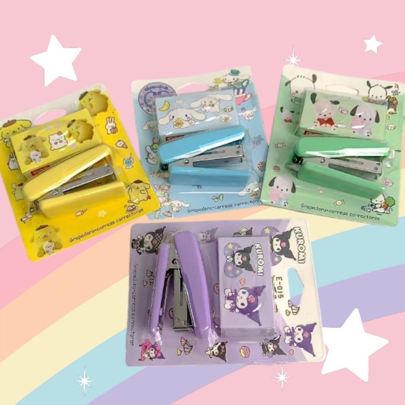 

Stapler Sanrio 2in1 / Staples Sanrio Mini / Hekter 2in1