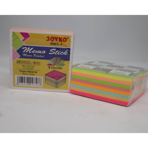 

wg Stok Banyak 12 Pcs Memo Stick Joyko MMS4 W57