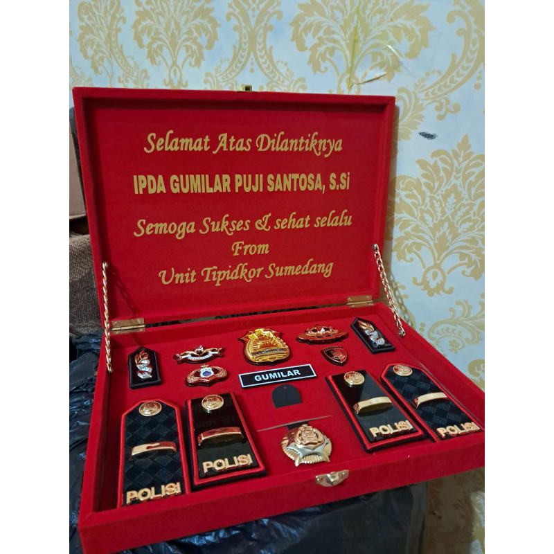 pangkat set bok ipda polri