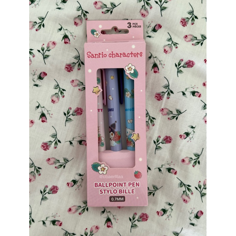 

MINISO x SANRIO Black Ink Gel Pen SANRIO Collection (isi 3pcs)