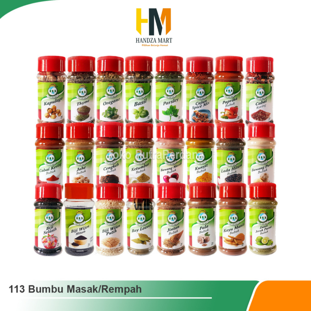 

113 Bumbu Rempah Bubuk | 113 Seasoning Spice Powder