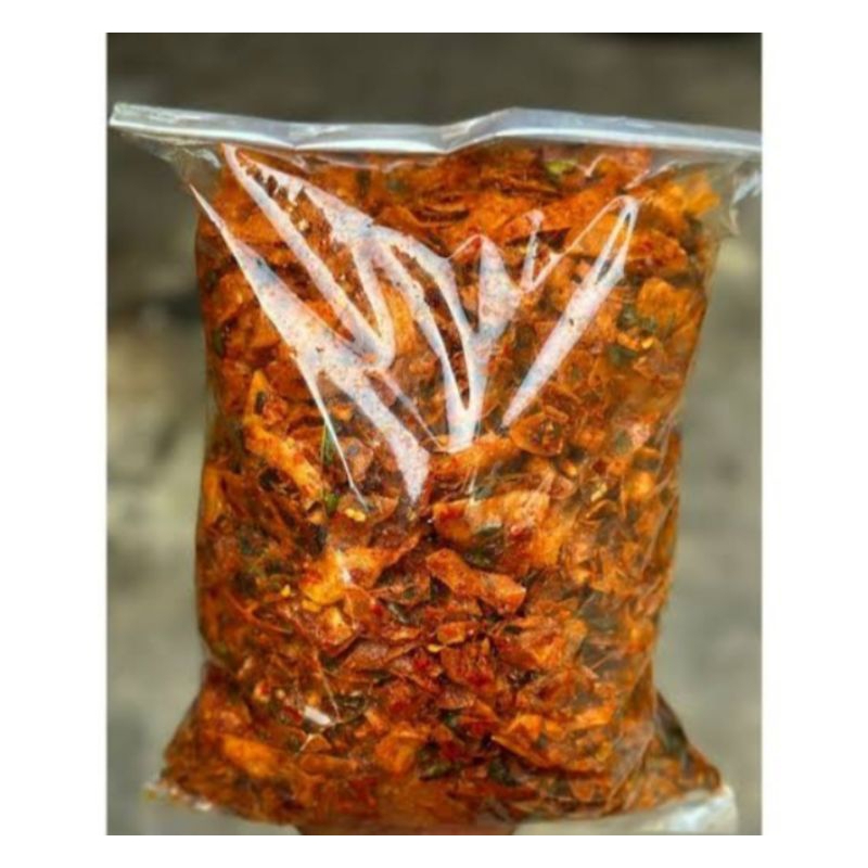 

Keripik Singkong Pedas Daun Jeruk 500gr