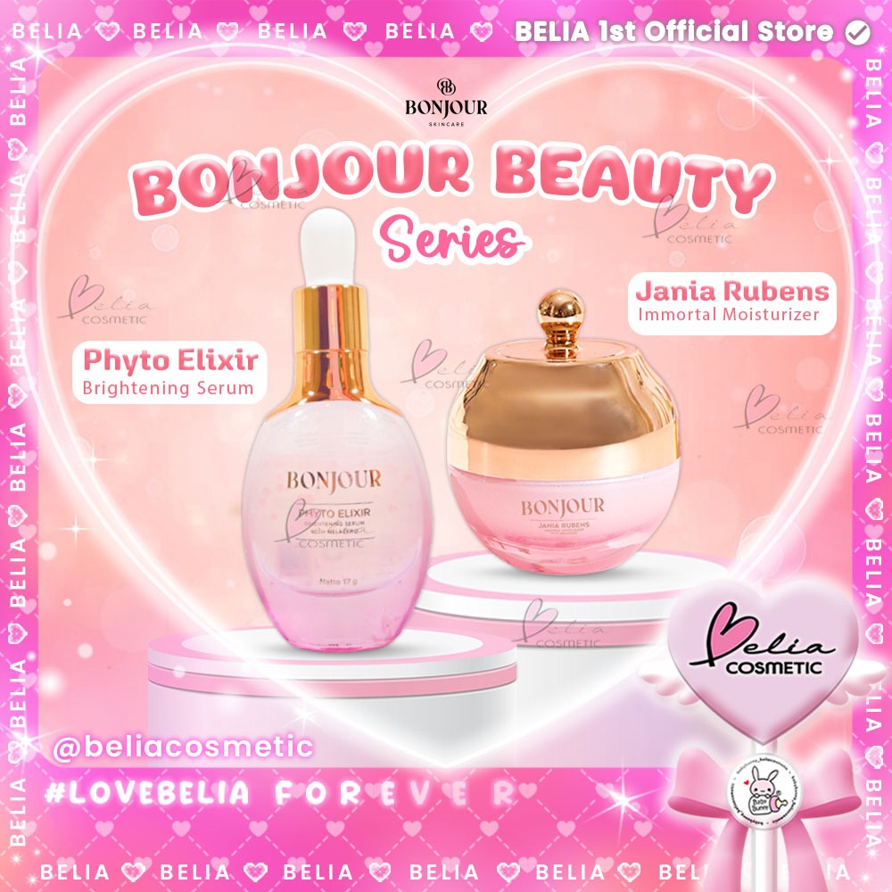 ❤ BELIA ❤ BONJOUR (BUNDLING) Beauty Jania Rubens Immortal Moisturizer with 6X Ceramide 25g | Phyto E