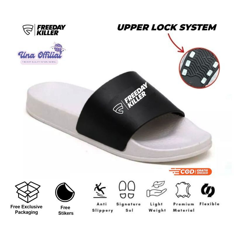 sandal slop pria wanita Eva/ sandal distro slide slop Upper Loke Sistem/ sandal slop cowok