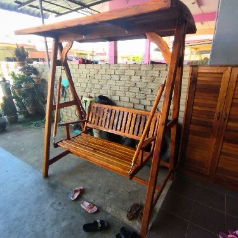 AYUNAN TERAS RUMAH/TAMAN KAYU JATI