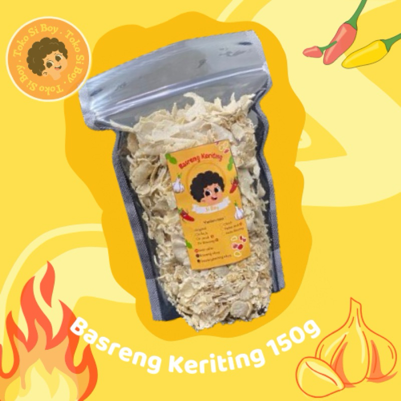 

Basreng Keriting Si Boy ukuran 150g | Keripik Tipis Kering | Renyah Gurih Pedas