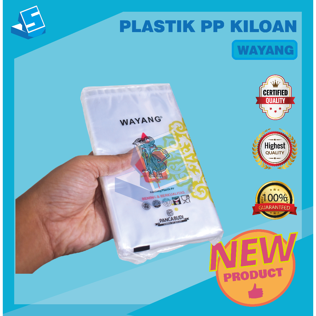 PLASTIK PP WAYANG KILOAN / Kantong Plastik PP wayang / Plastik kiloan / Kantong Plastik Grosir