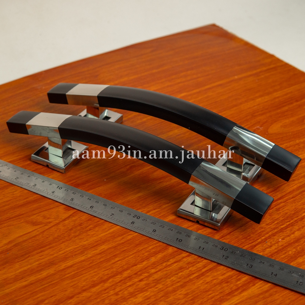 Handle pintu kupu tarung door pull 33 cm kotak kunci pintu gagang pintu tarikan pintu hitam cekung