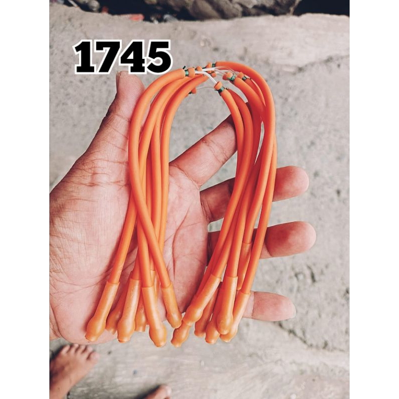 karet ketapel 1745 orange siap pakai