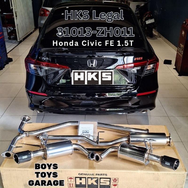 Knalpot HKS Civic FE Turbo 1.5T L15B HKS Legal Muffler 31013-ZH011