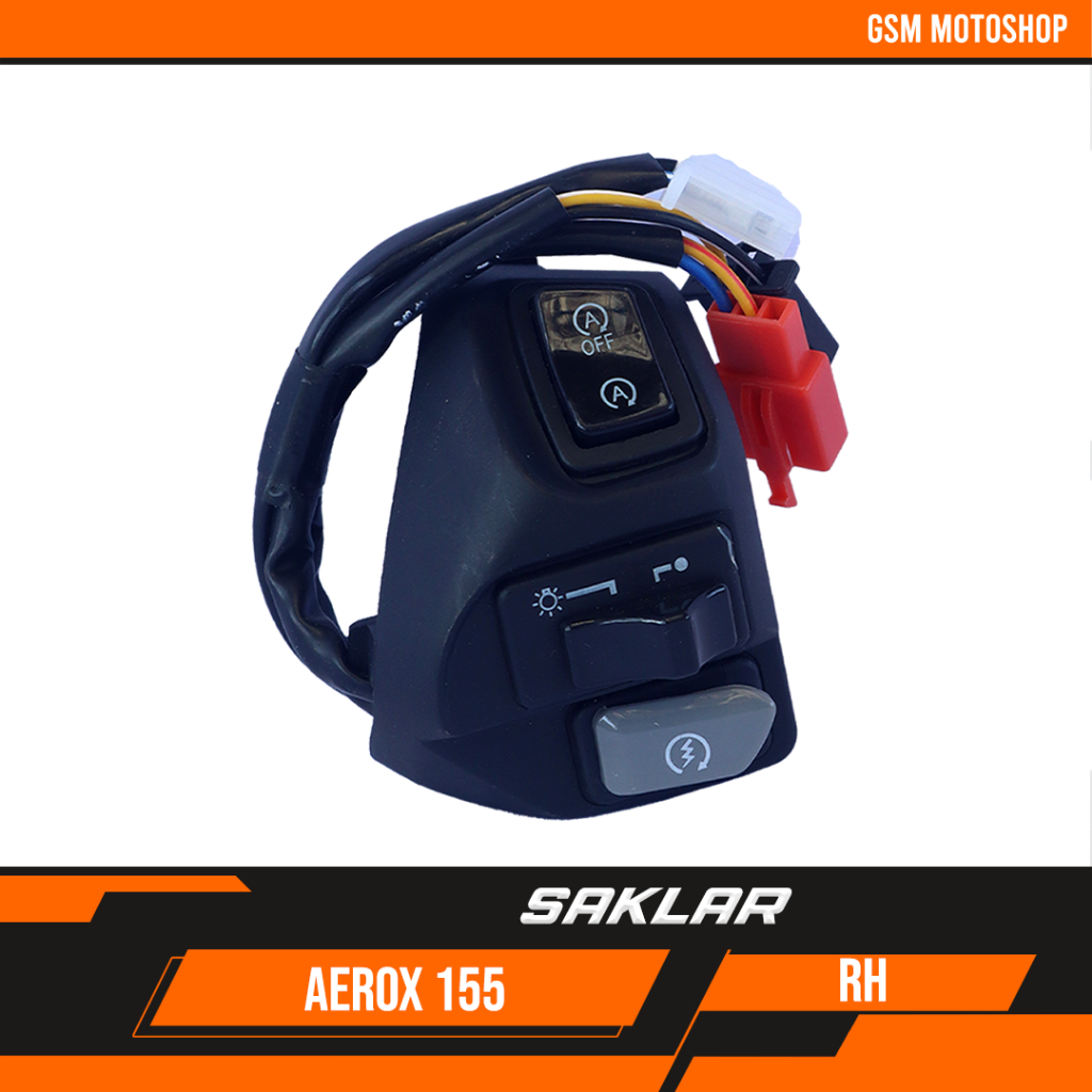 Saklar Aerox 155 VVA 2021 RH Kc / Saklar Kanan Aerox 155