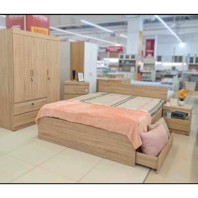 Bed Set Informa selma Conti 160x200 cm set kamar tidur 160x200 cm