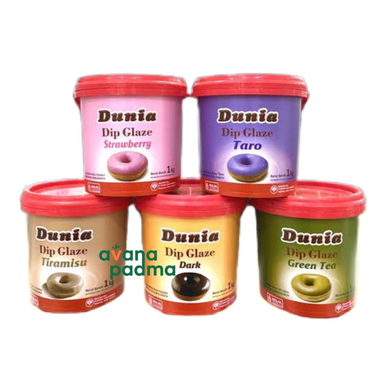

Dunia Dip Glaze Eco (1kg) (5 Varian Rasa)