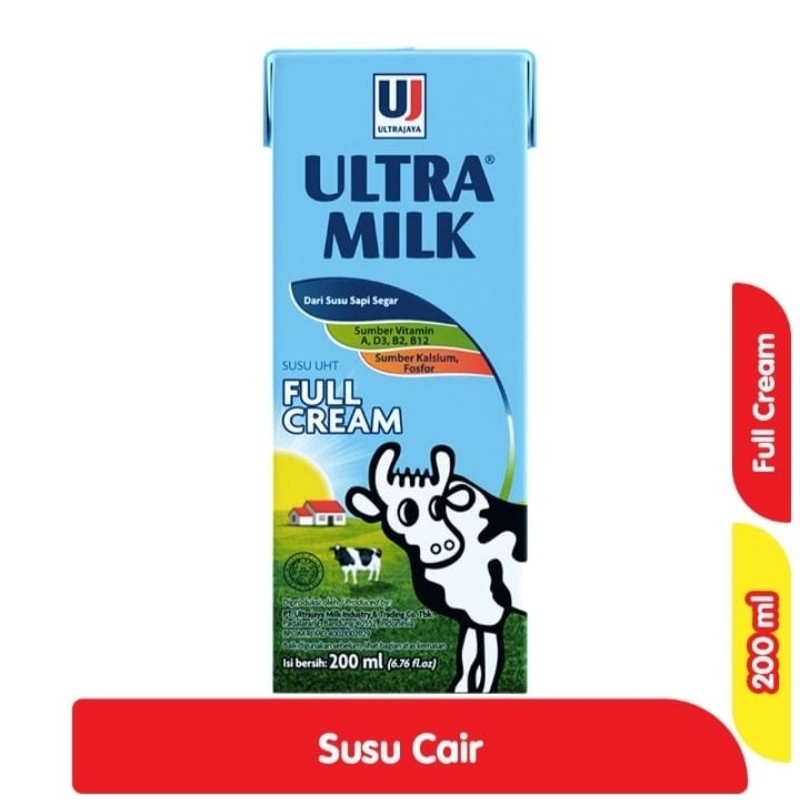 

Susu ultra milk 200ml