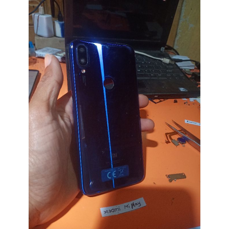 backdoor+on off xiaomi mi play bekas original masih bagus