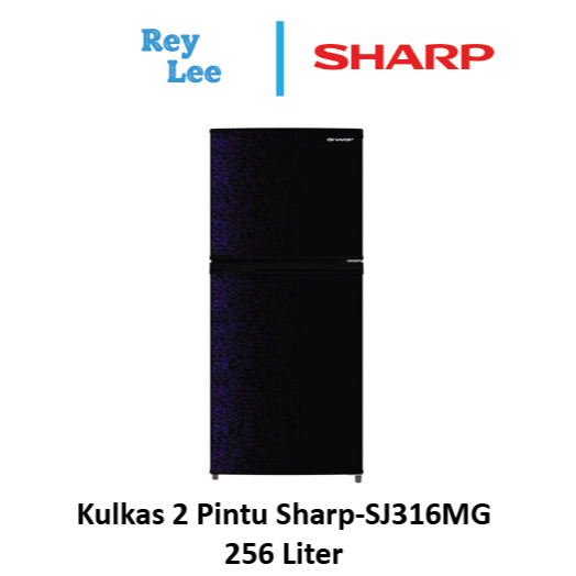 Kulkas 2 Pintu Sharp-SJ316MG 256 Liter