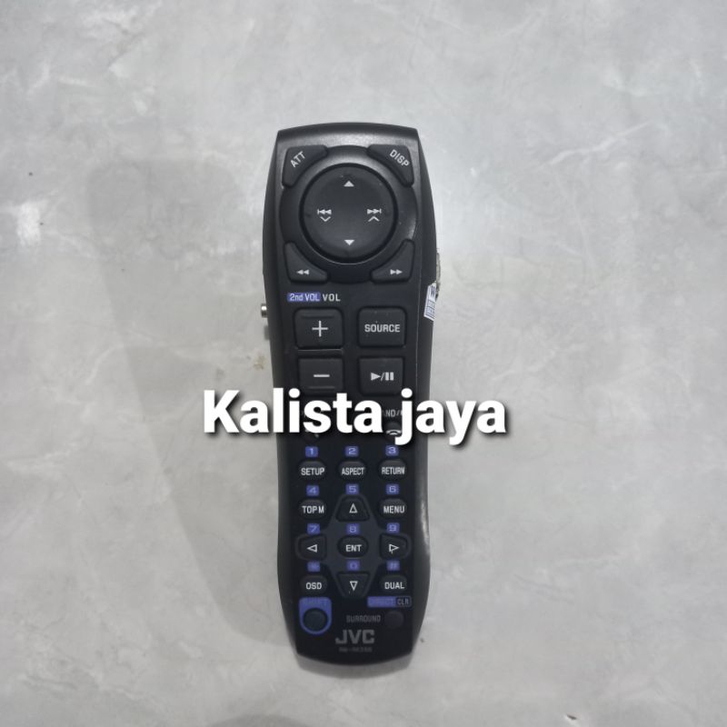 REMOTE REMOT DVD TAPE MOBIL JVC RM-RK256 ORIGINAL ASLI