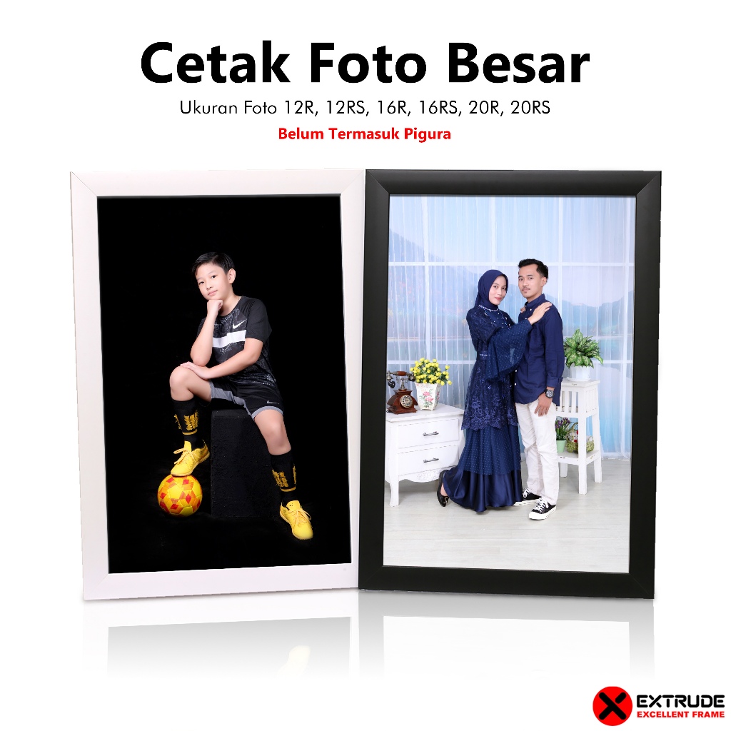 Cetak Foto Besar Tanpa Pigura