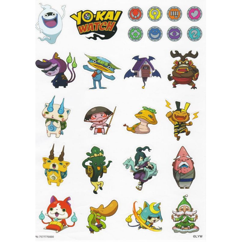 

stiker anime YO-KAI WATCH stiker anime kartun