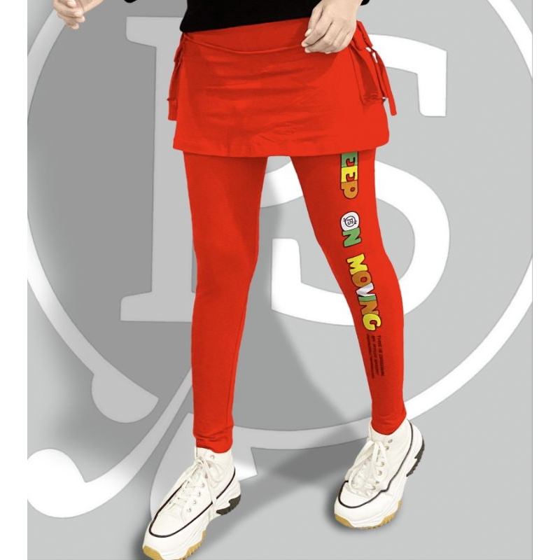 Pyursport leging rok saku panjang/celana rok senam/celana olahraga