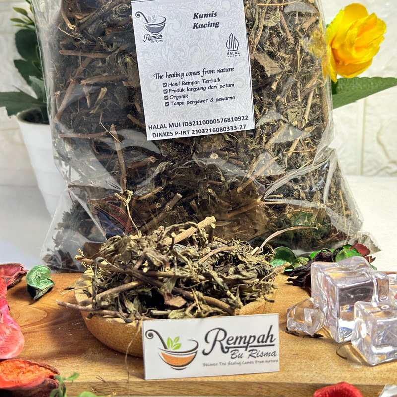 

KTr190 Daun Kumis Kucing 1 Kg - Rempah Bu Risma