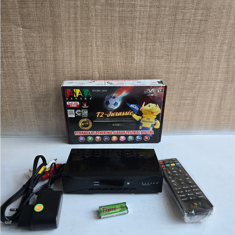 Tanaka Set Top Box STB TV Digital DVB T2 Jurrasic