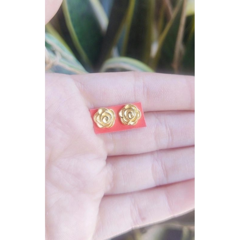 anting tusuk mawar emas 99