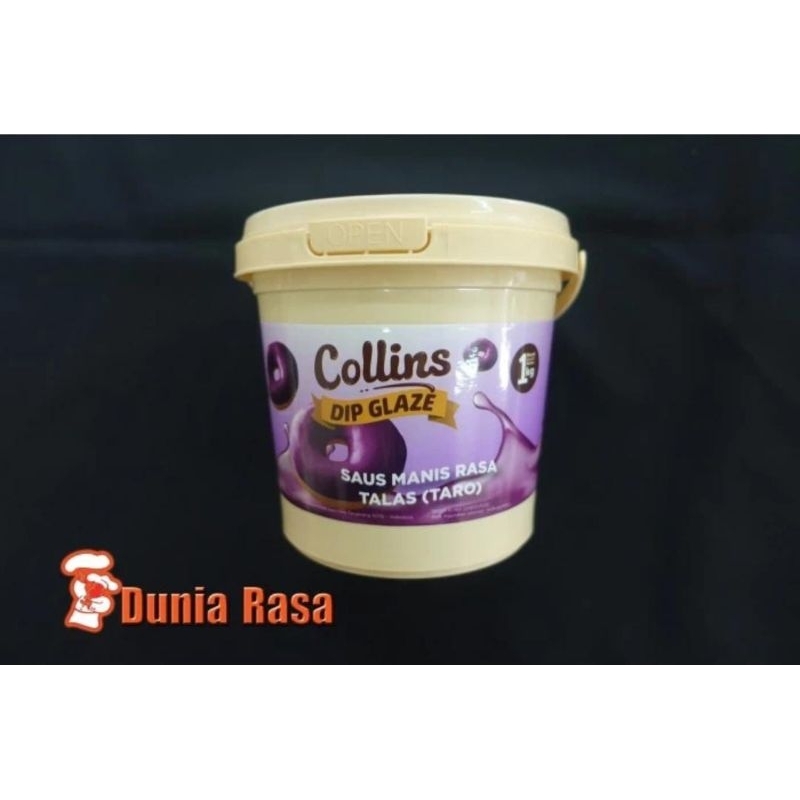 

COLLINS DIP GLAZE rasa Taro 1kg (FREE MRJELLY ekonomis 1pcs)