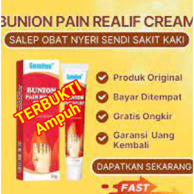 Salep Rematik Asli Original Bunion Pain Relief Cream Splint Jari Kaki Hallux Valgus Pengobatan Arthr