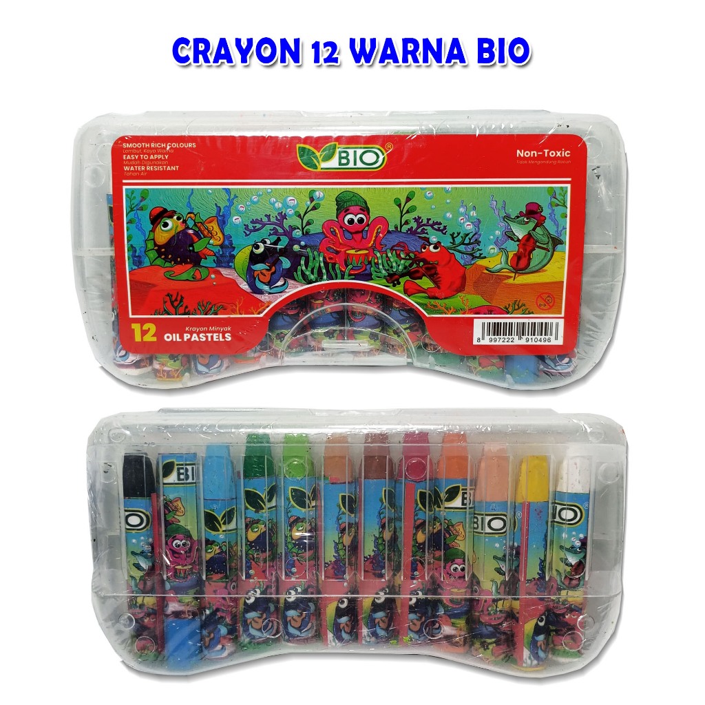 

crayon bio 12 warna / 1 set / 1 pcs