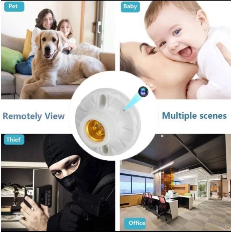CCTV Mini Tersembunyi Tanpa Kabel Konek Hp Jarak Jauh Kamera Mini Kecil Pengintai SPY Camera Hidden 