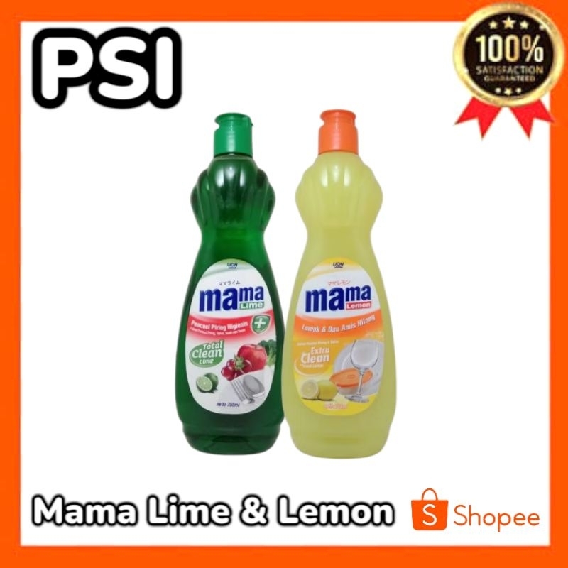 Mama Lime & Lemon Botol 750ml all varian