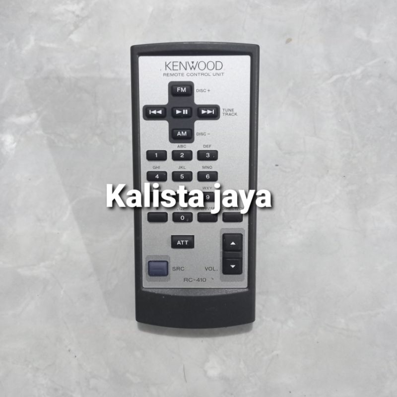 REMOTE REMOT DVD TAPE MOBIL KENWOOD RC-410 ORIGINAL ASLI